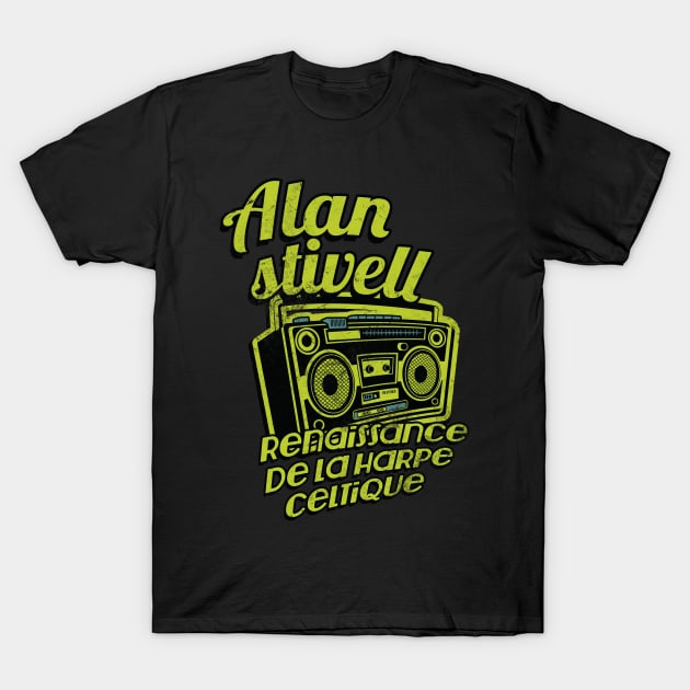 Alan stivell renaissance de la harpe celtique T-Shirt by lefteven